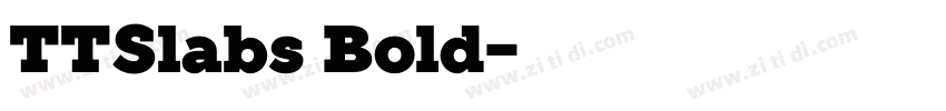 TTSlabs Bold字体转换